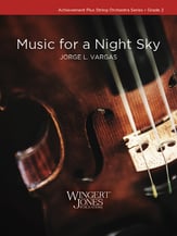 Music for a Night Sky Orchestra sheet music cover